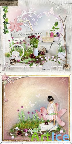 Scrap Set - Romantic Mood PNG and JPG Files