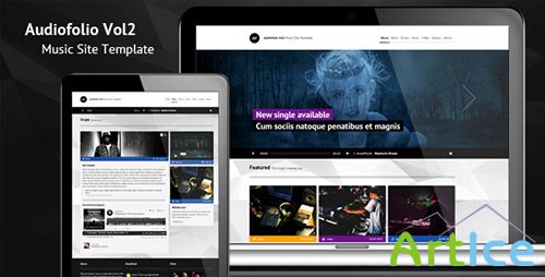 ThemeForest - Audiofolio Vol2 - Music Site Template