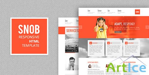 ThemeForest - Snob Responsive Template - RIP
