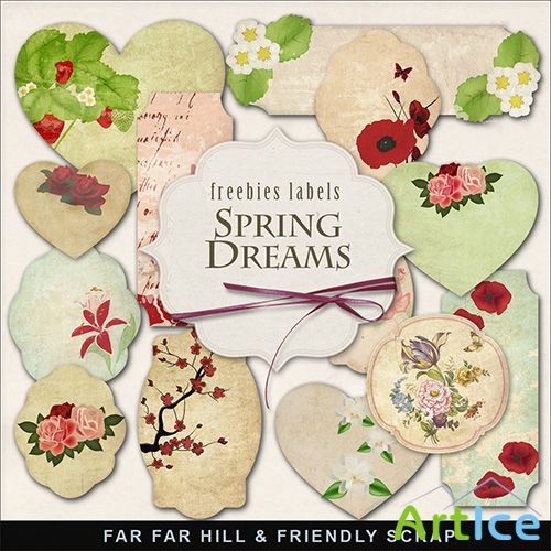 Scrap-kit - Spring Dream Labels 2013