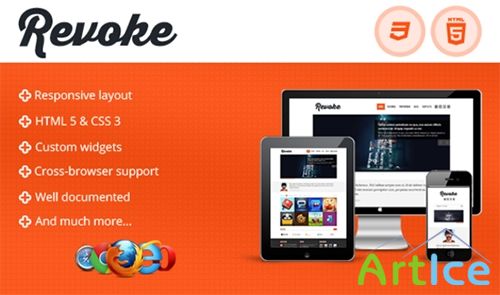 ThemeForest - Revoke - Responsive HTML Theme - RIP