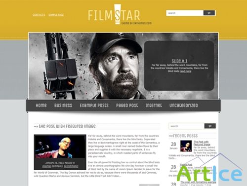 FilmStar - Theme For WordPress
