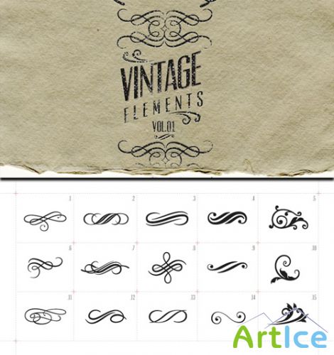 Vintage Ornaments Vol 1