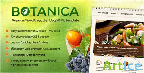 ThemeForest - Botanica - Diet & Fietness HTML Template - RIP