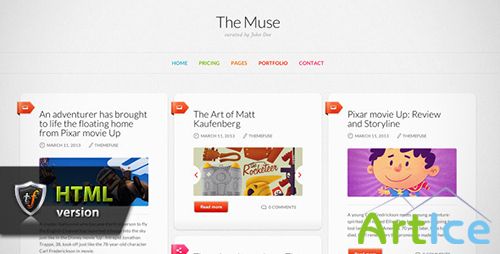 ThemeForest - The Muse - Inspiration HTML Theme - RIP