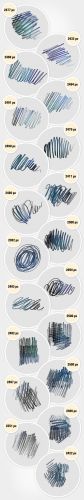 Designtnt - Colored Pencils Photoshop Brushes