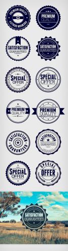 Designtnt - Clean and Modern Vector Badges