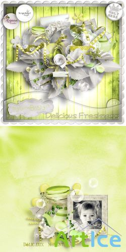 Scrap Set - Delicious Freshness PNG and JPG Files