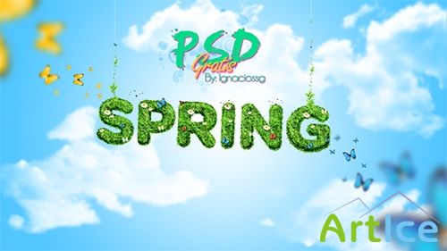 Spring PSD Backgrounds