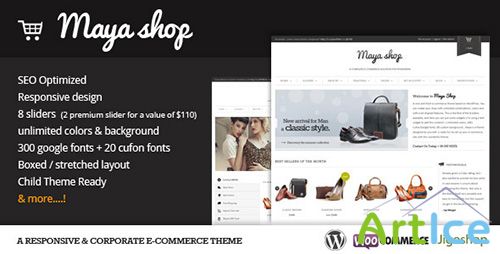 ThemeForest - MayaShop v2.0.0 - A Flexible Responsive e-Commerce Theme