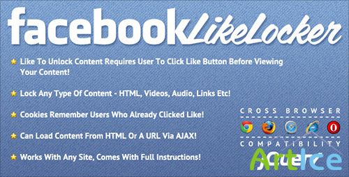 CodeCanyon - Facebook Like Locker for jQuery