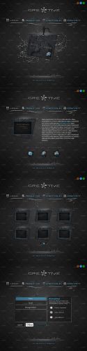 PSD Web Design - Creative Three Elements