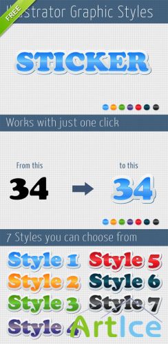 Designtnt - Vector Stickers Graphic Style
