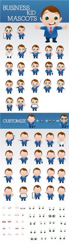 Designtnt - Business Man Mascots