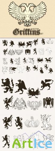 Designtnt - Griffins Vector Set