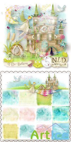 Scrap Set - I Do Believe PNG and JPG Files