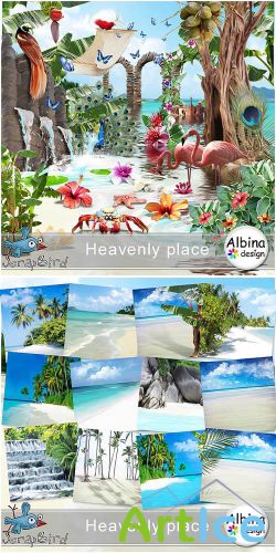 Scrap Set - Heavenly Place PNG and JPG Files