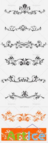 Floral Vector Set 113