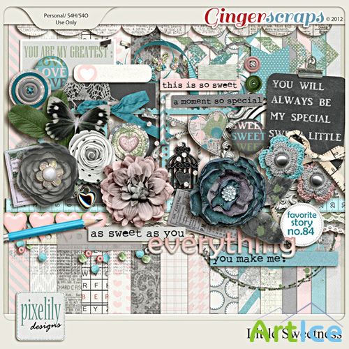 Scrap Set - Little Sweetness PNG and JPG Files
