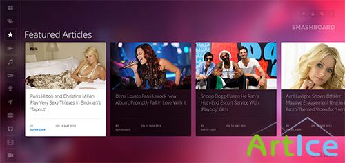 JoomlArt - JA SmashBoard v1.0.0b - Responsive Joomla 2.5 & 3.1 Template
