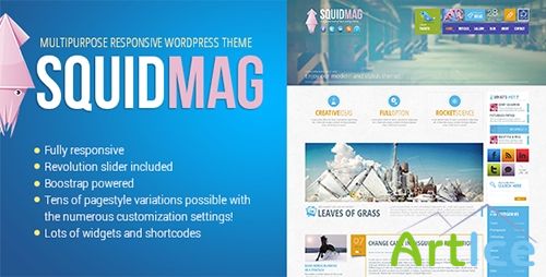 ThemeForest - SquidMag v1.1.1 - Responsive Multi-Purpose Theme