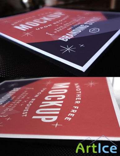 Pixeden - Psd A4 Paper Mock-Up Vol2