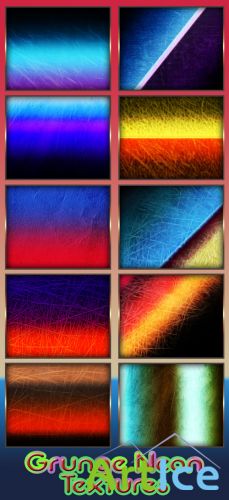 10 Colorful Grunge Neon Textures