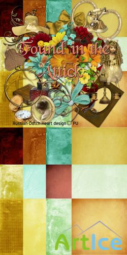 Scrap Set - Found in the Attick PNG and JPG Files