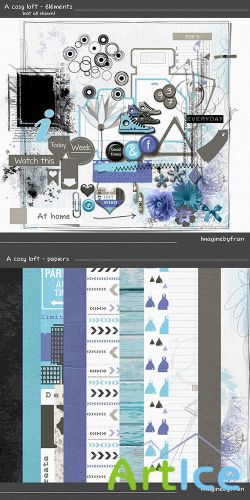 Scrap Set - A Cosy Loft PNG and JPG Files