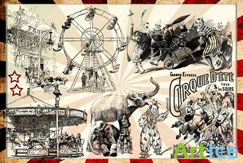 ABR Brushes - Vintage circus 3