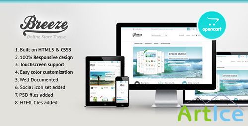 ThemeForest - Breeze - Responsive OpenCart Theme - FULL