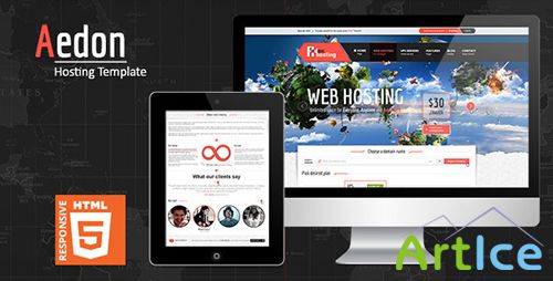 ThemeForest - Aedon Responsive Creative HTML5 Template - RIP
