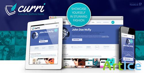 ThemeForest - Curri Retina Ready CV Theme - RIP
