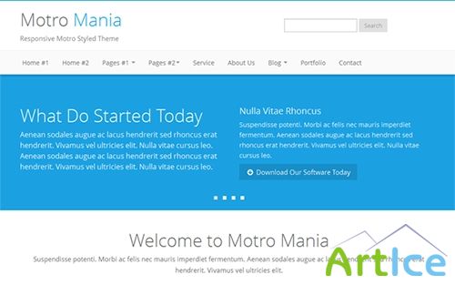 WrapBootstra - Metro Mania - No.1 Metro Bootstrap Theme