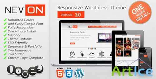 ThemeForest - Nevon v2.0 - Responsive Business Portfolio Theme