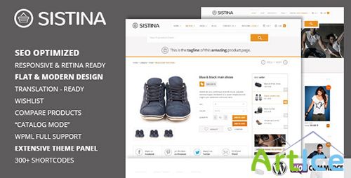 ThemeForest - Sistina v1.0.0 - Flat Multipurpose Shop Theme