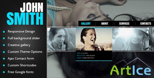 ThemeForest - John Smith v1.3 - AJAX Portfolio WP Theme