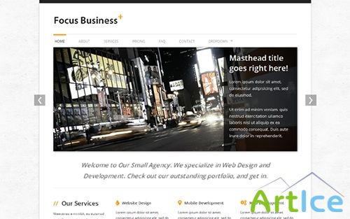 WrapBootstrap - Focus Business