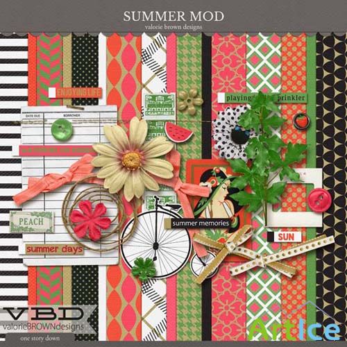 Scrap Set - Summer Mod PNG and JPG Files