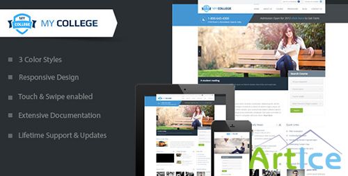 ThemeForest - My College v1.2.1 - Premium Education WordPress Theme