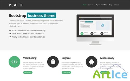 WrapBootstrap - Plato Business Theme