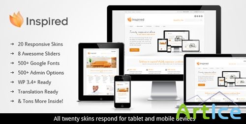 ThemeForest - Inspired v1.3.1 - Responsive Business WordPress Theme