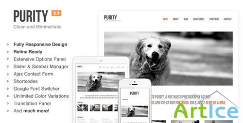 ThemeForest - Purity v2.3 - Responsive, Clean, Minimal & Bold WP Theme