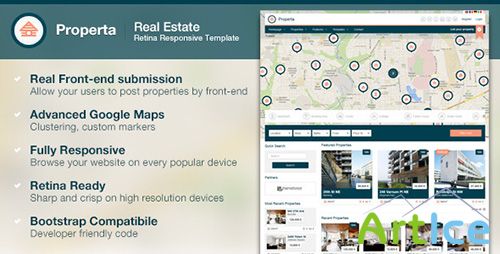ThemeForest - Properta - Real Estate Template - RIP