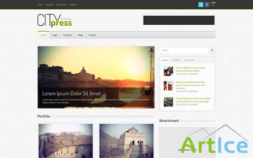 WrapBootstrap - Citypress - Responsive Blog