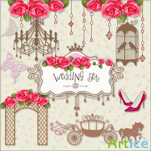Wedding Set PNG Files