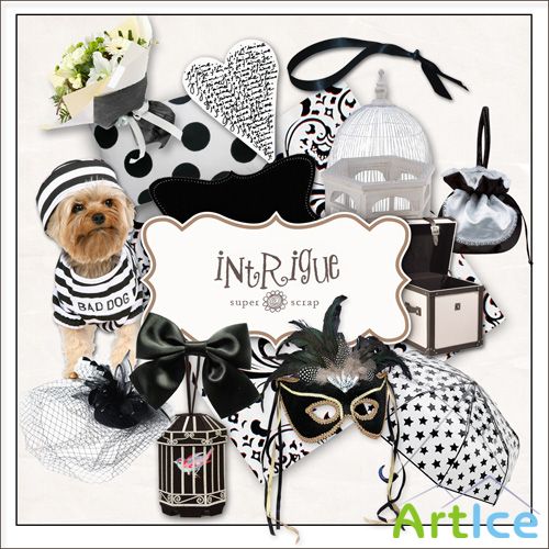 Scrap Set - Intrigue PNG Files