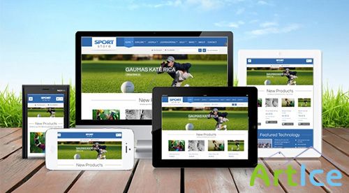 SJ Sport Store - Responsive Joomla Template