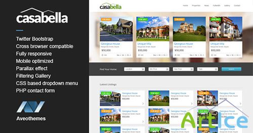 ThemeForest - Casabella - Responsive Real Estate Template - RIP