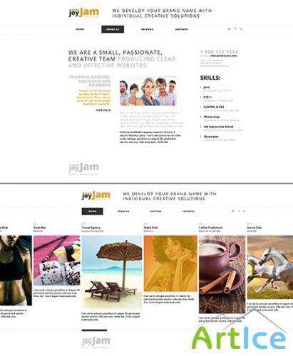TemplateMonster - Bootstrap Ajax Website Template 44058